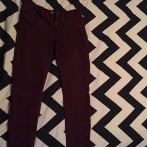 Maroon Just Black Jeans